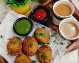A picture of step 5 of Air Fried Bread Rolls.