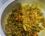 A picture of step 5 of Cluster bean vegetable.
