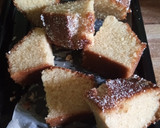 A picture of step 8 of Semovita Cake -Basbousa.