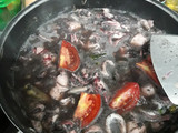 Cumi hitam bumbu iris sederhana