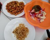 Foto langkah ke 3 dari resep Tumis bunga pepaya.