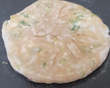 A picture of step 4 of Paneer Paratha with Spring Onions.