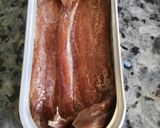 Foto del paso 1 de la receta: Espaguetis con salmón y anchoas