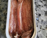 Foto del paso 1 de la receta: Espaguetis con salmón y anchoas