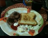 A picture of step 7 of Hunter Beef.