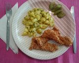 Rántott csirkemell-csíkok recept fázis 2 fotója