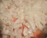 A picture of step 2 of Rib, Chicken, and Vegetable Soup.