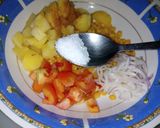 A picture of step 2 of ALU Channy ki Dal Chat.