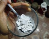 Hình bước làm 1 của món Bột sắn dây táo đỏ