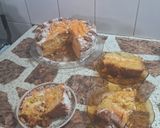 Foto del paso 14 de la receta: Postre de duraznos con merenguitos y extra de coco rallado🥥🥥🍑