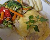 Foto del paso 20 de la receta: Albacora al Horno con guarnición de Papas Asadas y Verduras Salteadas