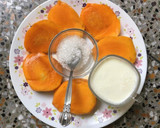 A picture of step 1 of Mango Shake in 3 minutes.