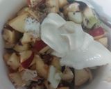 A picture of step 2 of Apple and cabbage salad.