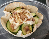 Foto del paso 9 de la receta: Tartaleta de calabacín con queso, nueces y miel