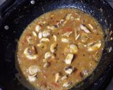 A picture of step 3 of Mushroom egg curry.