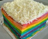 Foto langkah ke 7 dari resep Rainbow Cake.