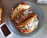 รูปขั้นตอนการทำที่ 9 ของ Tortilla fried and chicken salsa(Slow cooker)