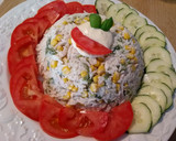 Foto del paso 3 de la receta: Plato frío de arroz jazmín, maíz y pollo