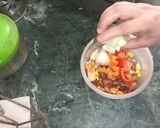 A picture of step 3 of Mexican Bean Salad.