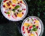 A picture of step 5 of Sago fruits dessert.