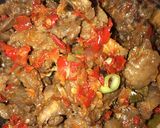 Foto langkah ke 1 dari resep Sambal daging rica rica.