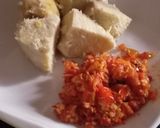 A picture of step 11 of Egg sauce and Yam.