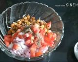 A picture of step 3 of Sprouted chana salad.