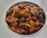 A picture of step 4 of Chana masala.