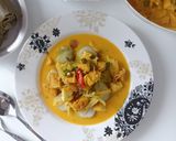 Foto langkah ke 5 dari resep Gulai Labu Siam dan Tahu (untuk lontong sayur/ketupat).