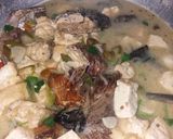 Foto langkah ke 5 dari resep Santan ikan asap dengan tahu tempe.