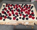 A picture of step 6 of Summer Meringue Roulade.
