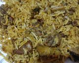 A picture of step 5 of Beef biryani.