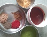 A picture of step 3 of Palak Patta Chaat.