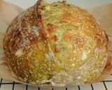 Foto langkah ke 20 dari resep Pandan Jinten Hitam Italian Herbs Cheese Sourdough Bread (Oven Tangkring).