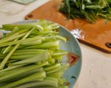 清炒青江菜絲的食譜步驟1照片