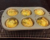 A picture of step 7 of Individual Ham and Cheese Puff Pastry Quiche.
