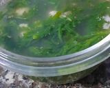 Hình bước làm 3 của món Canh tần ô nấu tôm