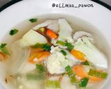 Foto langkah ke 5 dari resep Sop kembang Kol Bakso.