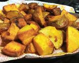 A picture of step 3 of Pan fried tumeric potatoes 😋.