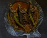 A picture of step 8 of Tel Koi (Climbing Perch in mustard oil).