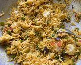A picture of step 2 of Masala Rice with Kadhi.