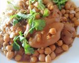Foto del paso 4 de la receta 70. Pies de cerdo picantes con garbanzos / Cocción lenta