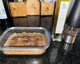 A picture of step 5 of Devilled goose (or duck) liver pate with black pepper and truffle oil 🥰🥰🥰.