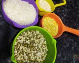 A picture of step 1 of Moong dal masala khichadi.