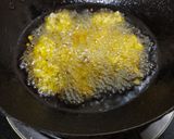 A picture of step 4 of Green Moong dal pakodi.