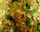 A picture of step 2 of Quick chapli kebabs😊.