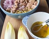 Une image de l'étape 1 de Salade de flageolets, endives et thon.