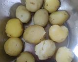 A picture of step 2 of Baby potato in Schezwan pepper.