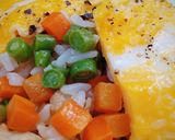 Hình bước làm 8 của món Cơm chiên lốc xoáy