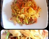 Foto del paso 6 de la receta: Fetuccini o cinta gruesa, salteado con vegetales. #Mercado